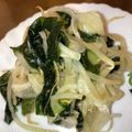 コバミツ's cooksnap of when they made もやし・ワカメ・キューリ・ハム等のサラダ.