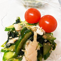 アップイエ's cooksnap of when they made ささみときゅうりとわかめの中華風ごま和え.