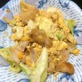 ゃゃッキりん梵's cooksnap of when they made キャベツと卵と鶏むね肉のみそマヨソテー.