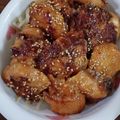 ぷくりる's cooksnap of when they made 鶏むね肉のはちみつレモンソース★お弁当.