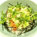 悠LOVE航's cooksnap of when they made ＊サーモンとアボカドとクリームチーズ丼＊.