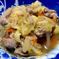 見習い台所戦士's cooksnap of when they made 今晩のおかずに！旨すぎ肉野菜炒め♪.