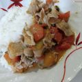やなりんご☆'s cooksnap of when they made 大葉トマト味噌ダレ♡ポークランチプレート.