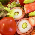 パッシーユ's cooksnap of when they made お弁当に★枝豆inちくわのベーコン巻き.
