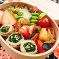 RIAkitchen's cooksnap of when they made 豚ロースのほうれん草とチーズの肉巻き.