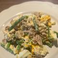 Yokchina's cooksnap of when they made インゲン豆、ツナ缶、ゆで卵のサラダ.