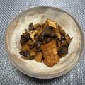 caterina's cooksnap of when they made 霜降りひらたけと油揚げのバター醤油炒め.