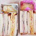 poblwc's cooksnap of when they made サンドイッチをクッキングシートで包む方法.