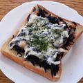 ポニーリボン's cooksnap of when they made リメイク☆ひじきトースト♪.