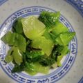ムカルナス's cooksnap of when they made 簡単！旨い！チンゲン菜の塩昆布ナムル♪.