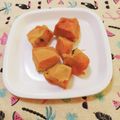 ﾁｲﾁｬﾝﾏﾏ's cooksnap of when they made 【離乳食後期】皮剥き簡単レンジ☆かぼちゃ.