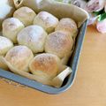 chicch1's cooksnap of when they made 30分で完成？不思議パンの湯種ちぎりパン.