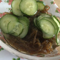 さおりん@料理特訓中's cooksnap of when they made もずくと胡瓜の酢の物.
