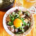 ★kokomama★'s cooksnap of when they made 鰹のたたき丼。.