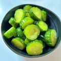 azbjbn's cooksnap of when they made 簡単すぎ！2：1のぱりぱりきゅうり漬♪.