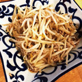 •••JOE•••'s cooksnap of when they made 簡単♪もやしと豚ひき肉炒め.