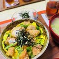 hiro_aya's cooksnap of when they made 残り物リメイク!唐揚げあんかけ丼.