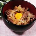 クックHG9V8Y☆'s cooksnap of when they made 関西風すき焼き味の牛丼☆玉ネギたっぷり.