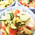 クッキン坊主's cooksnap of when they made きゅうりとレタスとトマトの中華風サラダ.