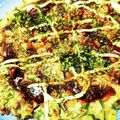 rikoe's cooksnap of when they made オートミールとねぎのヘルシーお好み焼き.