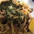 miyakotaro's cooksnap of when they made 実はこんなに旨かった！和風きのこパスタ.