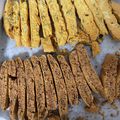 ノニお's cooksnap of when they made ワンボウルで簡単！米粉ビスコッティ.