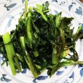 ほもさぴくろまによん's cooksnap of when they made ✿春菊のにんにく炒め✿.