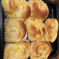 やまがーる＊ぽん's cooksnap of when they made 手作りシートでカスタード折込パン.