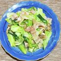 たかはらあゆむ's cooksnap of when they made 小松菜キャベツの旨炒め☆.