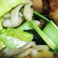 まぶたん's cooksnap of when they made 小松菜としめじの炒めもの.