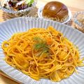 YUH♡ママ's cooksnap of when they made 幼児食にも！お手軽野菜ジュースパスタ.