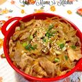 YUH♡ママ's cooksnap of when they made 豚肉×人参×春雨♡丼&おかずに♪簡単炒め.