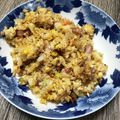 みりん調味料's cooksnap of when they made 斬新！ゴロゴロベーコンの炒飯.