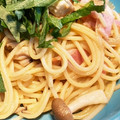 ぽんぽんぐ's cooksnap of when they made きのことベーコンの和風パスタ.