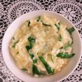 みちばたの花's cooksnap of when they made 簡単！ニラたまご雑炊.
