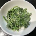 ＭＩ−ＳＡＮ's cooksnap of when they made 「ほうれん草のクリームチーズ和え」.