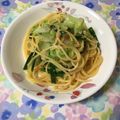 puniＫ's cooksnap of when they made タラコ（明太子）クリームパスタ.