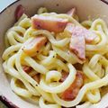 にこぱん☻'s cooksnap of when they made レンジで簡単！カルボナーラ風うどん☆.