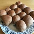 げんき1115's cooksnap of when they made ココアとチョコチップのちぎりパン.