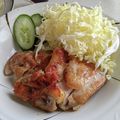 katoune's cooksnap of when they made 皮パリ！ガリバタ醤油のチキンソテー.