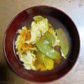 林檎のパイ's cooksnap of when they made えんどう豆と卵のお吸い物。.
