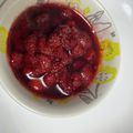 ひーちゃん食堂's cooksnap of when they made ちょこっと野いちごのジャム.
