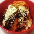 私市ビッキーズ津門巳's cooksnap of when they made “千切りキャベツ胡麻トンカツソース”.