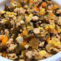 もちもち団子's cooksnap of when they made 学校給食の高菜そぼろ丼✽.