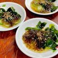 ルぴあ's cooksnap of when they made きゅうりとわかめのもずく酢.