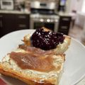 Superlittleboo's cooksnap of when they made マロントースト～トーストアート.