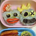 ゆか＆アズ's cooksnap of when they made レインボーフレンズ　ブルー　キャラ弁.