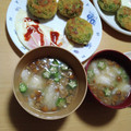 よちりん's cooksnap of when they made なめことオクラととろろのお味噌汁.