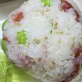 ゆけり３兄弟's cooksnap of when they made ♡1番好きな♡梅干しと枝豆のおむすび♡.