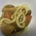 Ｍatu☆Music's cooksnap of when they made レトルトカレーで和風だしカレーうどん.